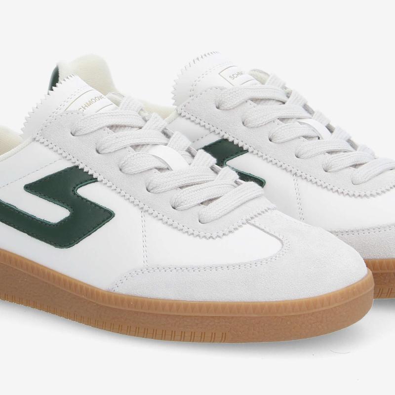 SHEFFIELD JOGGER M - NAPPA/SUEDE/NAP - BLANC/VERT